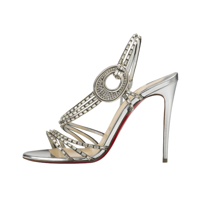 Christian Louboutin的Silver Crystal為受歡迎婚鞋款式之一。(圖:Christian Louboutin提供)