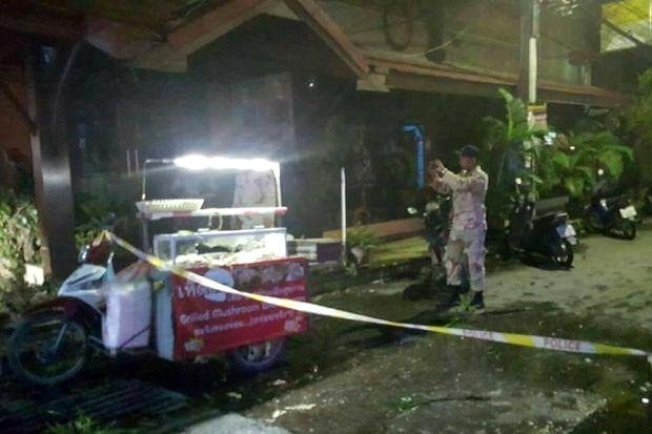 泰國度假勝地華欣發生爆炸。（取材自Bangkok Post）