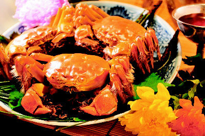 大閘蟹,許多饕客視為秋天必嘗美食。資料照片
