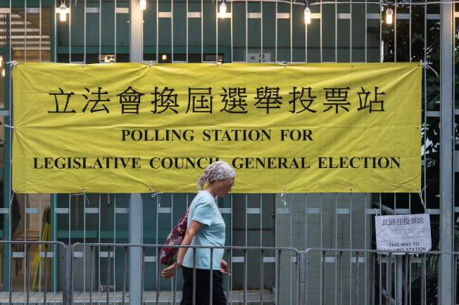 香港4日舉行立法會換屆投票。(Getty Images)