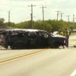 超載SUV飛車逃攔檢 時速破百翻車5死
