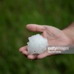 大冰雹襲福和 砸壞飛機汽車