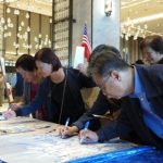 〈圖輯〉韓國瑜洛城千人演講會 華僑大排長龍