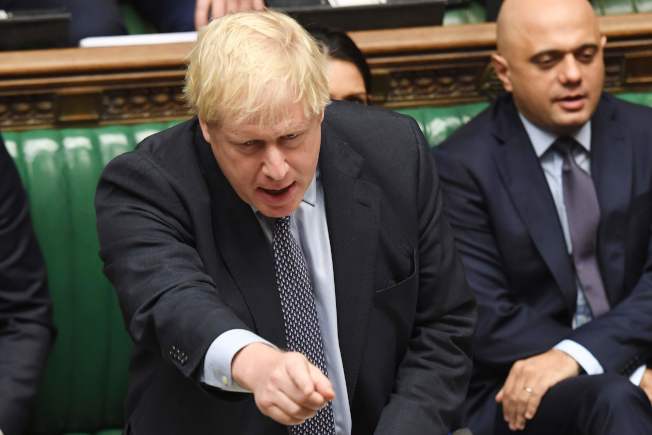 英国首相强生说，不会跟欧盟请求延后脱欧。(Getty Images)