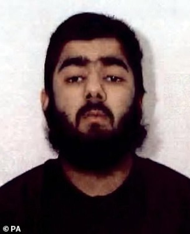 伦敦警方稍后公布证实，执刀行凶的炸弹客是刚出狱的28岁Usman Khan。(取自伦敦警方)
