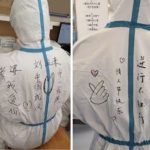 「疫」起過情人節 他們的防護衣上…都是愛