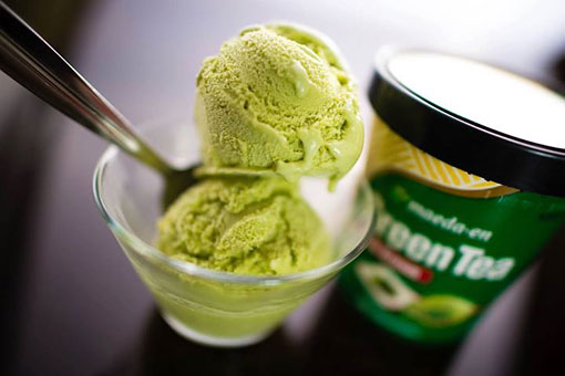綠茶冰淇淋口味清爽,深受歡迎。(取自臉書)