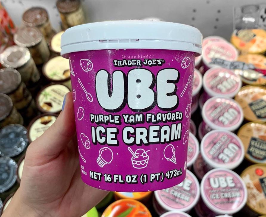 紫薯冰淇淋經常缺貨,看到就要下手。(取自推特)